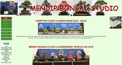 Desktop Screenshot of mendipbonsai.co.uk